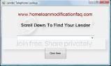 Lender Telephone Lookup Software