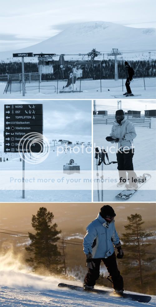 Skidcollage från Idre