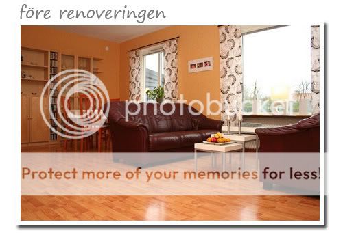 Vardagsrummet före renovering